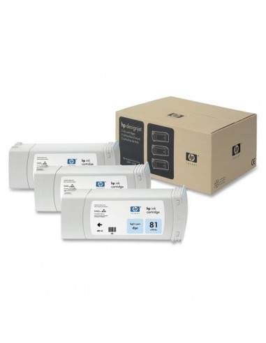 Originale HP C5070A Conf. 3 cartucce inkjet dye 81 ciano chiaro HP - 1