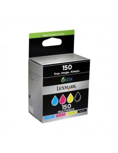 Originale Lexmark 14N1910E Conf. 4 cartucce inkjet return program 150 nero +colore Lexmark - 1