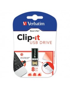 Chiavetta Store 'n' Go Clip-it 2.0 Verbatim - Nero - 43932 Verbatim - 1