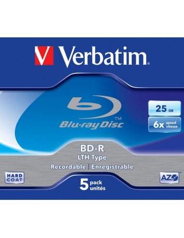 Blu-Ray Verbatim - Blue Ray BD-R - 6x - 43753 (conf.5) Verbatim - 1