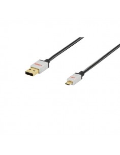 Cavo di collegamento USB 2.0 tipo A - micro B M/M Ednet - bianco - 1,8 mt - 84188  - 1