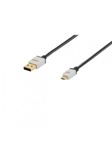 Cavo di collegamento USB 2.0 tipo A - micro B M/M Ednet - bianco - 1,8 mt - 84188  - 1