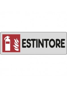 Cartelli segnaletici adesivi Pubblicentro - estintore - 15909030ADB0150x0050 Pubblicentro - 1