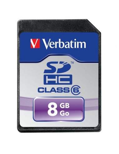 Flash Memory Card Verbatim - Micro SDHC - 8 Gb - 44004 Verbatim - 1