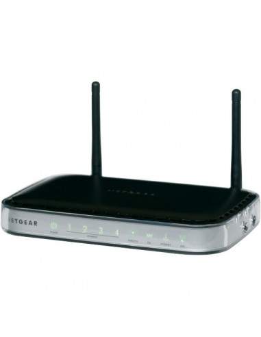 Router Modem Netgear - Wireless - 300 Mbps - 1 ADSL 2/2+ - 4 Lan 10/100 - DGN2200-100PES Netgear - 1