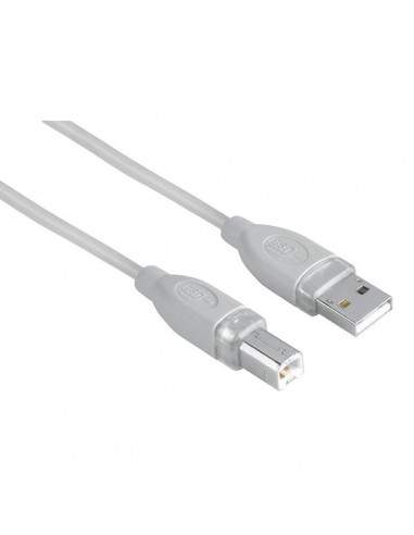 Cavo USB A a USB B Hama - 3 m - Grigio - 45022 Hama - 1