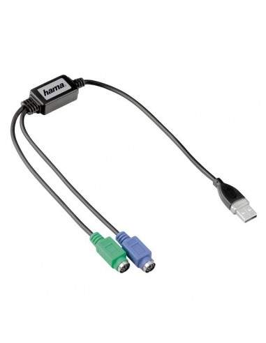 Cavo adattatore USB a 2 prese PS/2 Hama - 0.3 m - 39709 Hama - 1