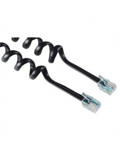 Cavo Telefonico Estensibile Hama - Nero - 44842 Hama - 1