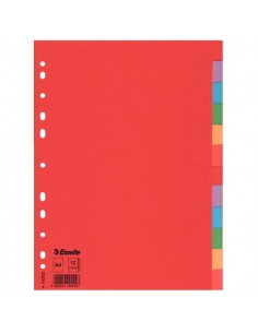 Intercalari in cartoncino Economy Esselte - 12 - 100202 Esselte - 1