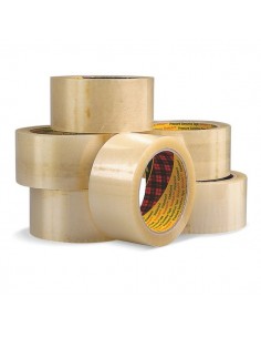 Nastri da imballo Scotch®  - poco rumoroso - PVC - 50 mm x 66 m - trasparente - 50 my - 10254 (conf.6) Scotch - 1 2