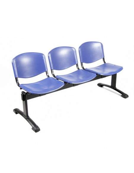 Panca 3 posti Agata UNISIT - NERO - D5P3P/NE UNISIT - 1