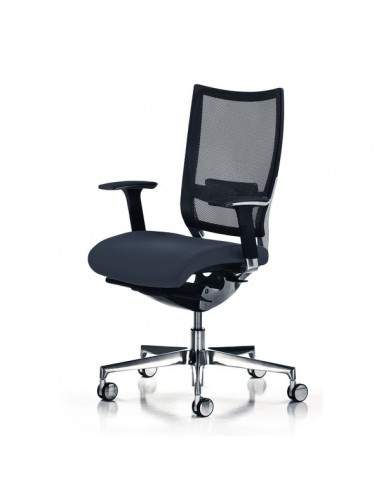 Sedia semidirezionale ergonomica CONCEPT UNISIT - similpelle - NERO - COT/KN UNISIT - 1