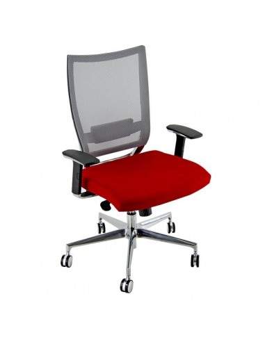 Sedia semidirezionale ergonomica CONCEPT UNISIT - fili di luce - ROSSO MATTONE - COTXL/F31 UNISIT - 1