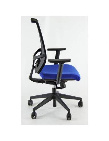 Sedia semidirezionale ergonomica GALATEA UNISIT - similpelle - cromato - NERO - GTJB/KN UNISIT - 1