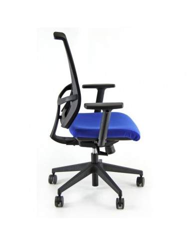 Sedia semidirezionale ergonomica GALATEA UNISIT - similpelle - cromato - BIANCO - GTJB/KQ UNISIT - 1