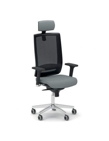 Sedia interlocutore ergonomica KIND UNISIT - similpelle - BIANCO - KI4GNBR/KQ UNISIT - 1