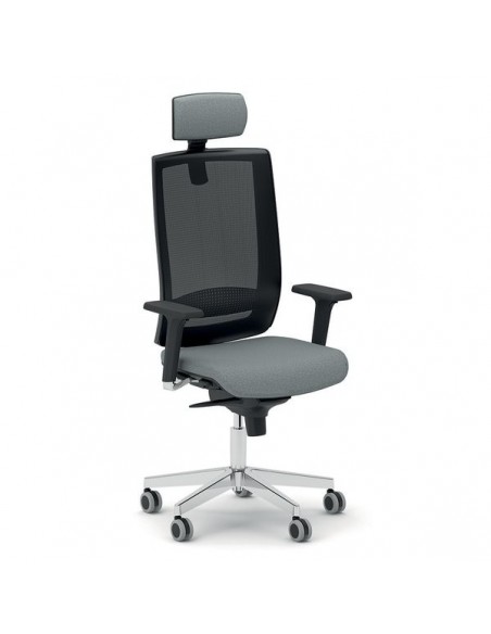 Sedia interlocutore ergonomica KIND UNISIT - microfibra - NERO - KI4GNBR/MN UNISIT - 1