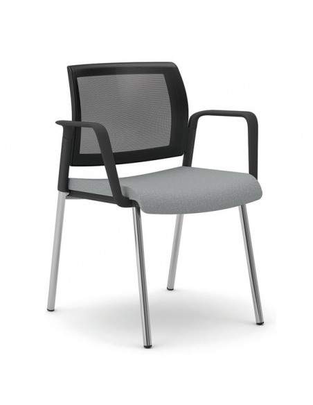 Sedia interlocutore ergonomica KIND UNISIT - fili di luce - GRIGIO - KI4GTBR/F14 UNISIT - 1