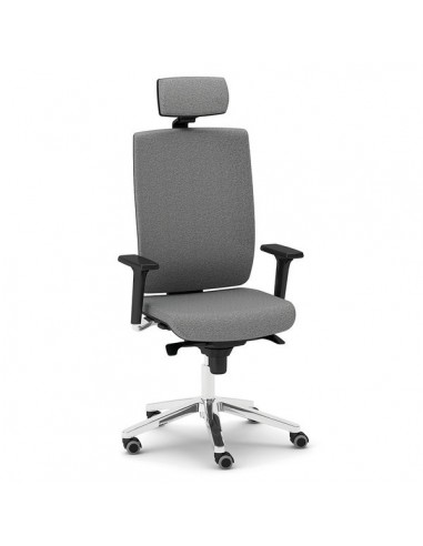 Sedia semidirezionale ergonomica KIND UNISIT - pelle - NERO - KIPGN/PN UNISIT - 1