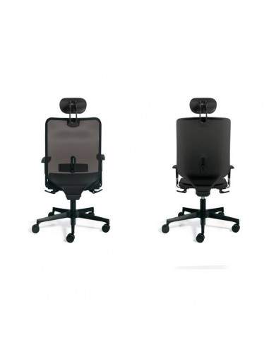 Sedia semidirezionale ergonomica NEWAIR UNISIT - pelle - GRIGIO - NWNP/F11 UNISIT - 1