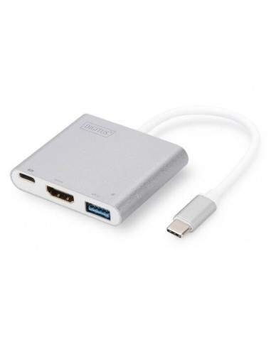 Adattatore Multiporta Usb 3.0 Tipo C - Hdmi+Usb 3.0+ Porta Tipo C DIGITUS - 1