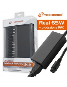 Techmade Alimentatore Universale Per Notebook 65Watt 12 Tips Techmade - 1 2