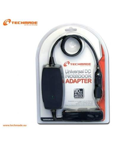 Techmade Alimentatore Universaleper Notebook Da 90W Per Auto Techmade - 2