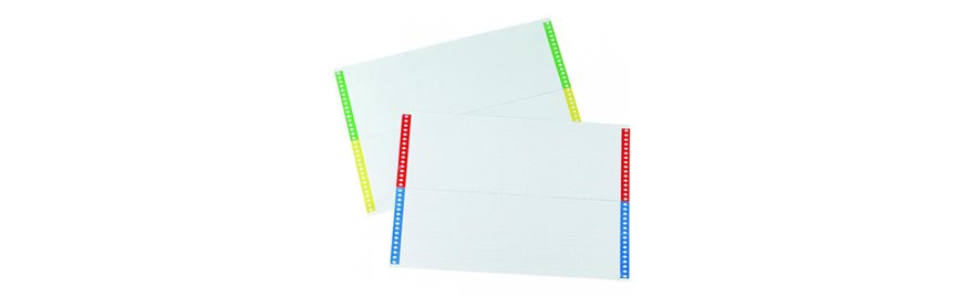 Cartoncini per cartelle sospese - cassetto - 28 cartoncini per foglio